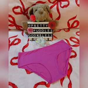 💎 XXL VS Stretch Cotton Scatter Shine Hiphugger Panty #2 💎